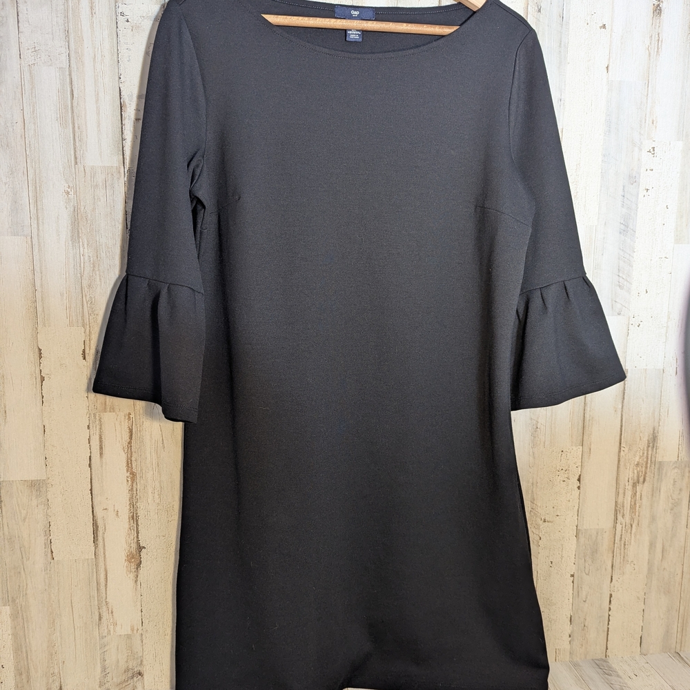 GAP Black Long Sleeve Dress